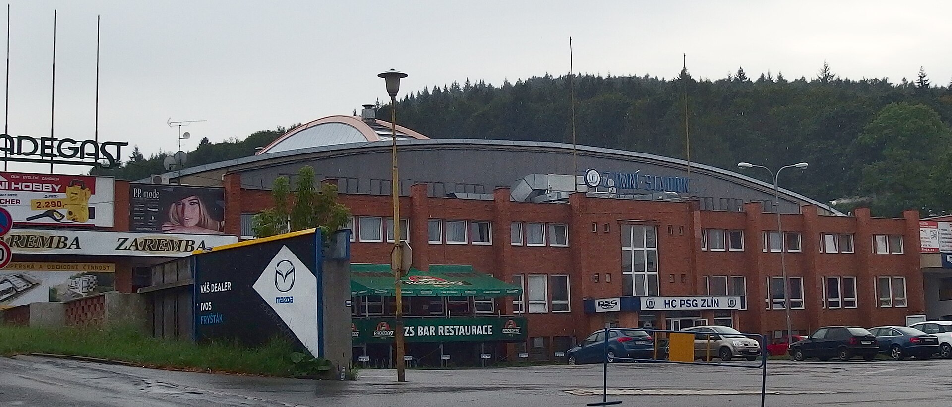 Zlín, Czech Republic, Ice hockey stadium.