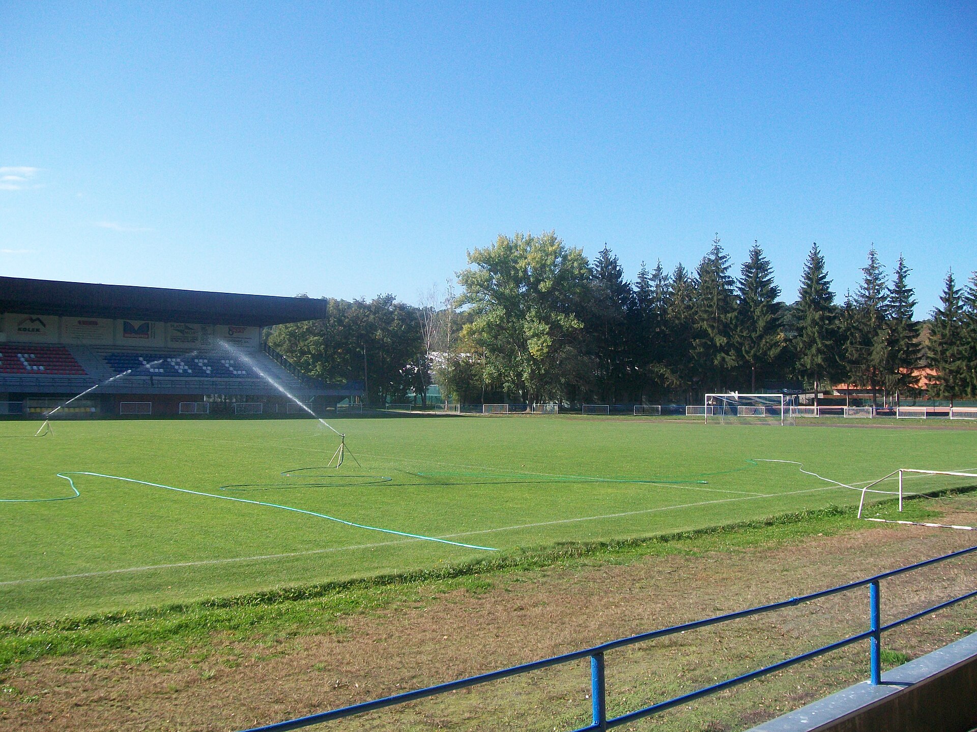 Stadium, where football matches are taking place club LAFC Lučenec. Stadium capacity is 5,000 spectators.