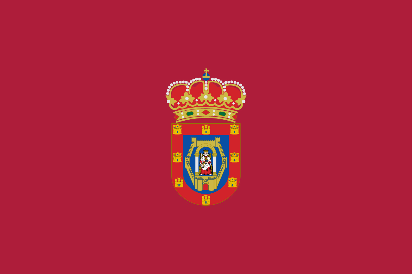 City Flag of Ciudad Real, Ciudad Real (Spain)
