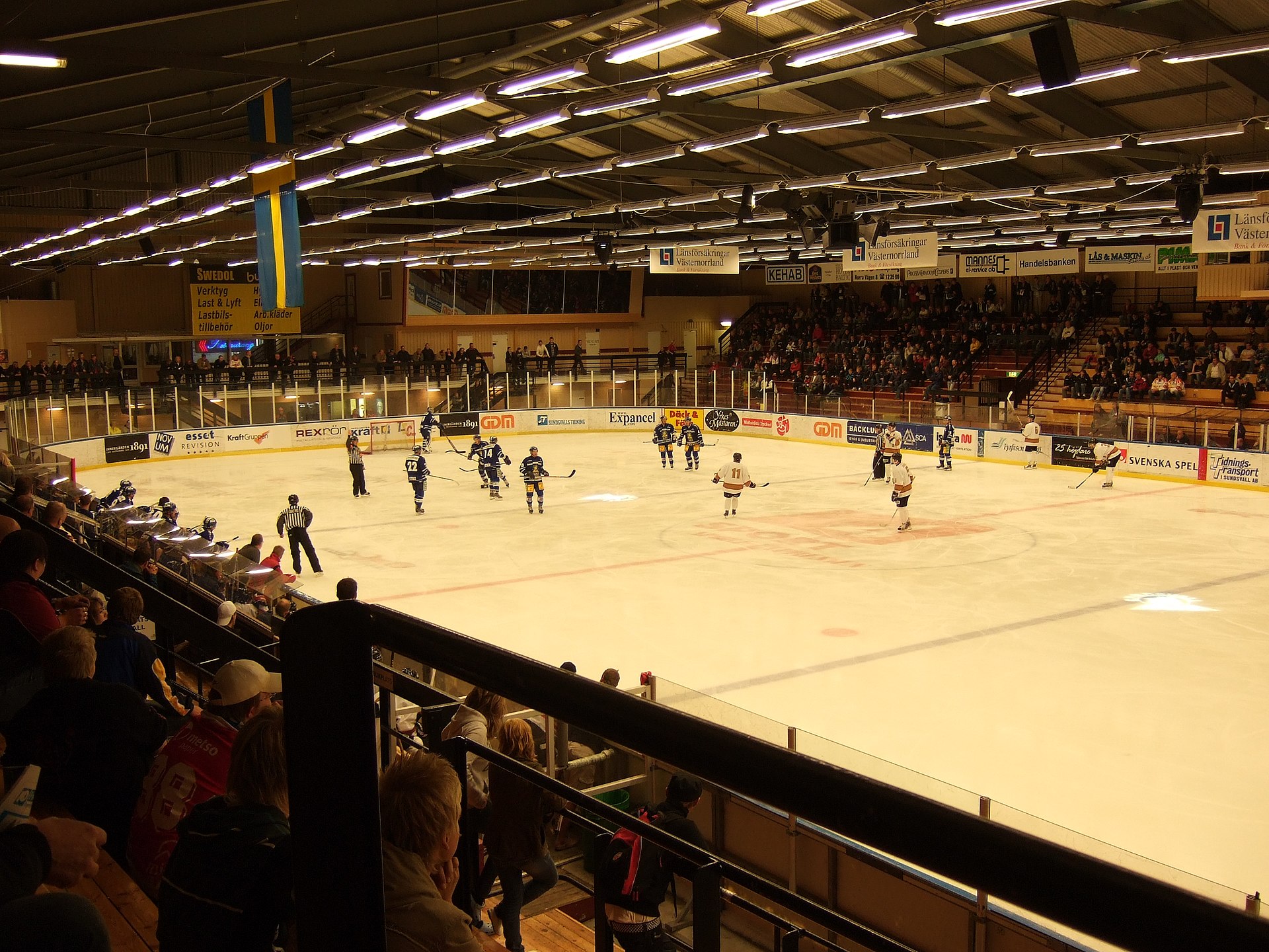 Gärdehallen ice hockey arena at Gärdehov sports/fair centre, Sundsvall, Sweden