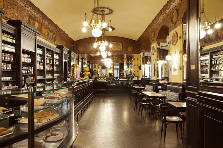 Interno del bancone