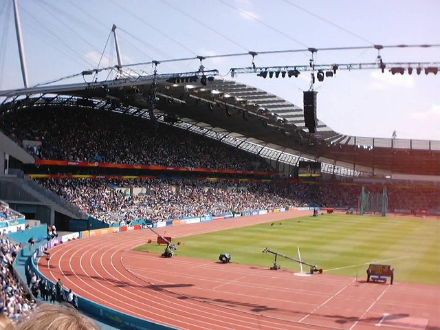 The en:City of Manchester Stadium from [1] .