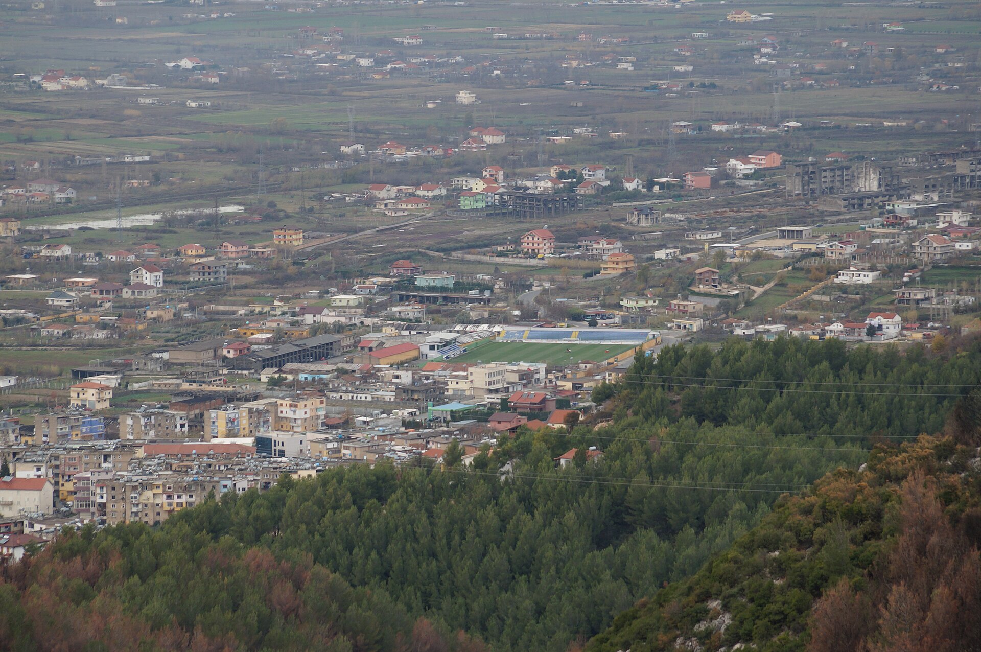 Stadium of Laç, Albania