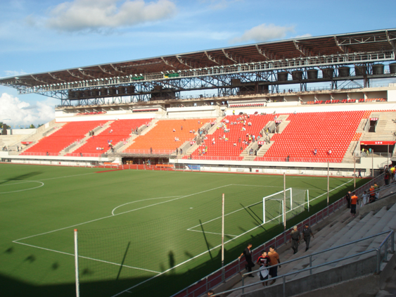 Foto tirada por mim, Davi Sopchaki, do novo estádio do Acre.