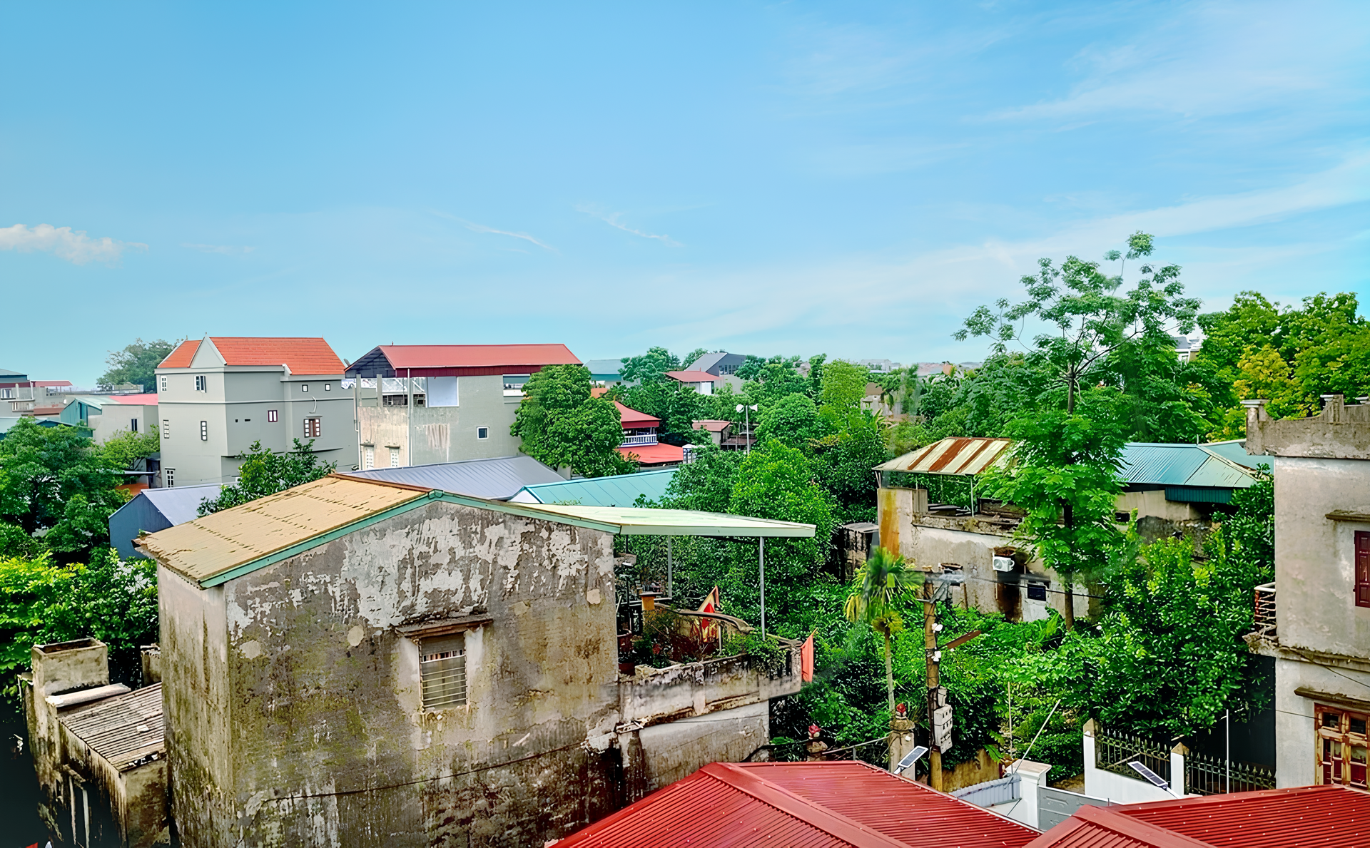 Một góc làng Nghiêm Xá, xã Thượng Phúc, thành phố Hà Nội