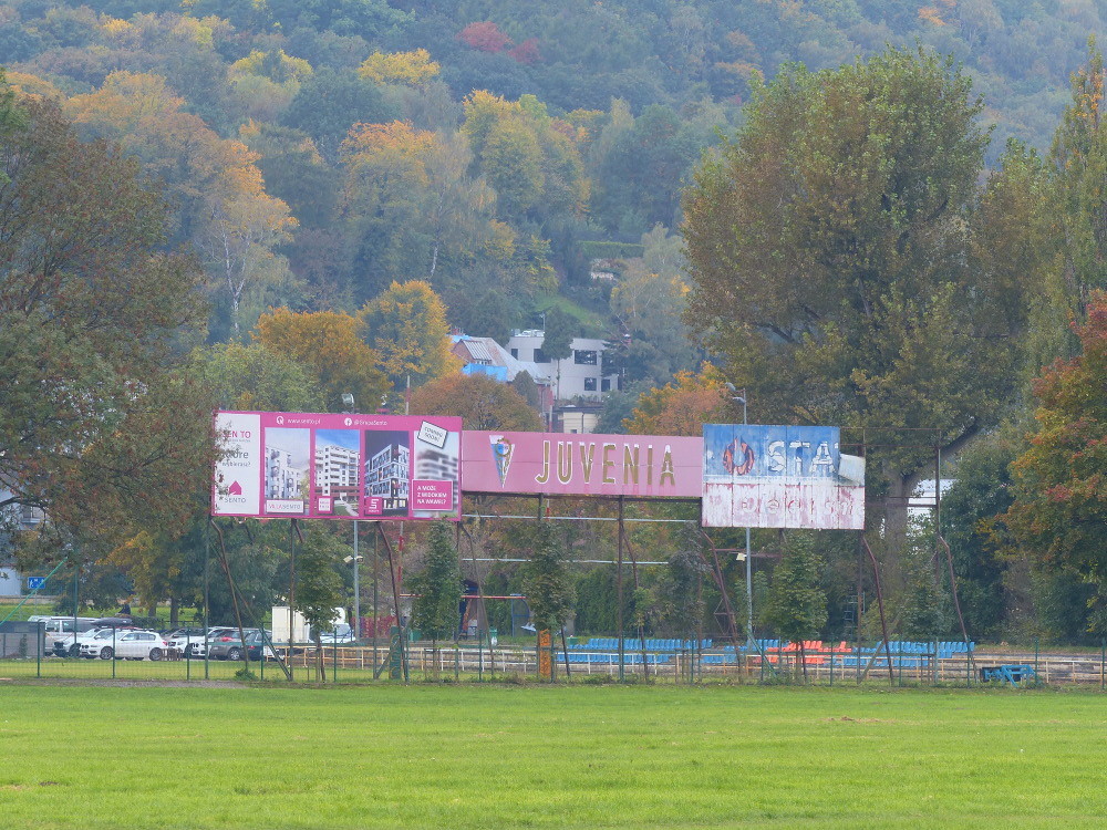 Juvenia Krakow stadium, view from Błonia, 2018