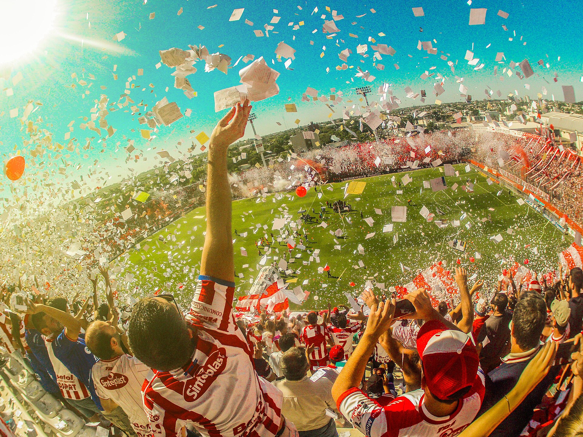 Fotografía del Estadio 15 de Abril, Club Atlético Unión de Santa Fe en ocasión del Clásico Santafesino 2017