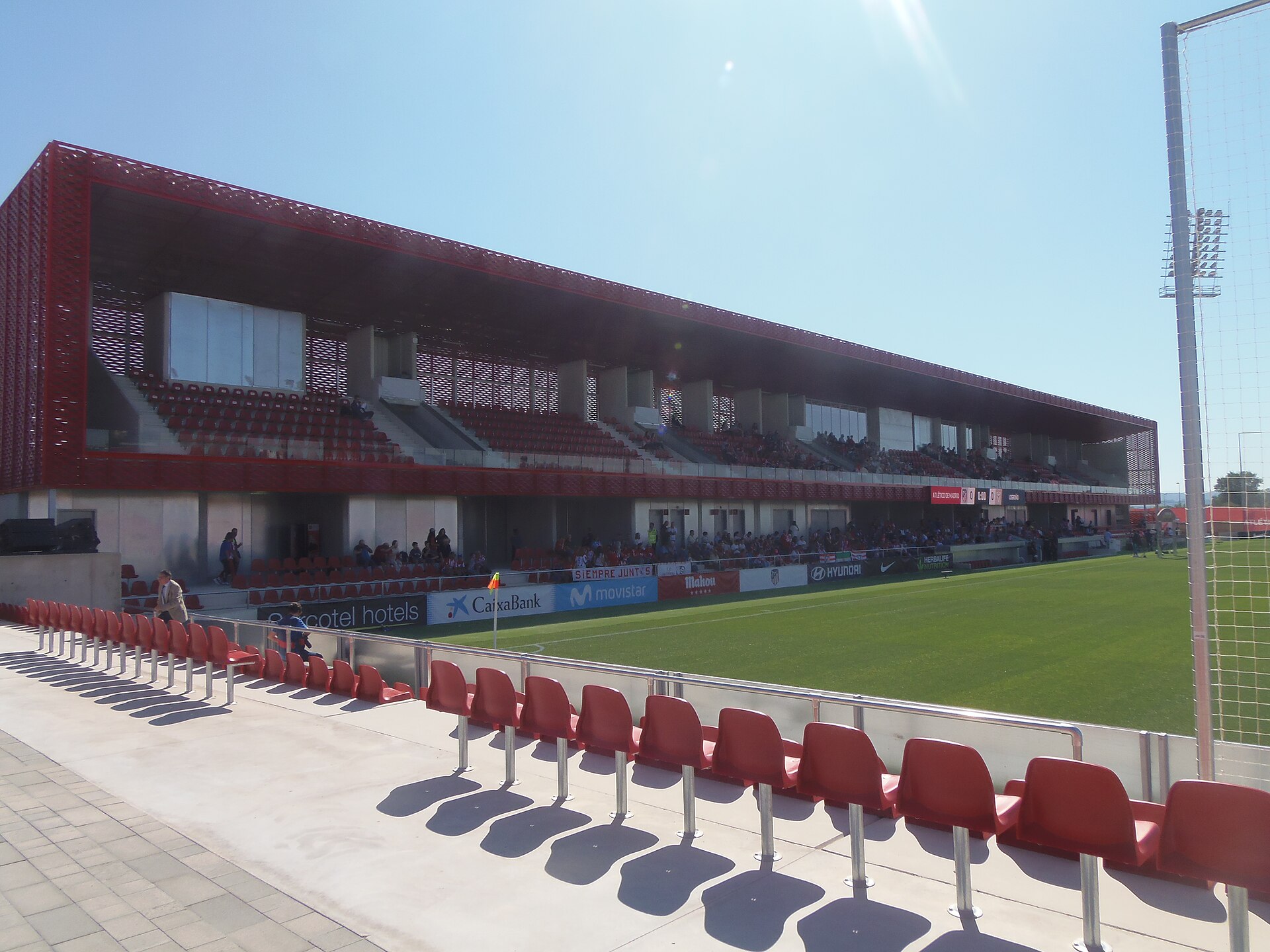 Campo Principal de la Ciudad Deportiva Atlético de Madrid en Alcalá de Henares