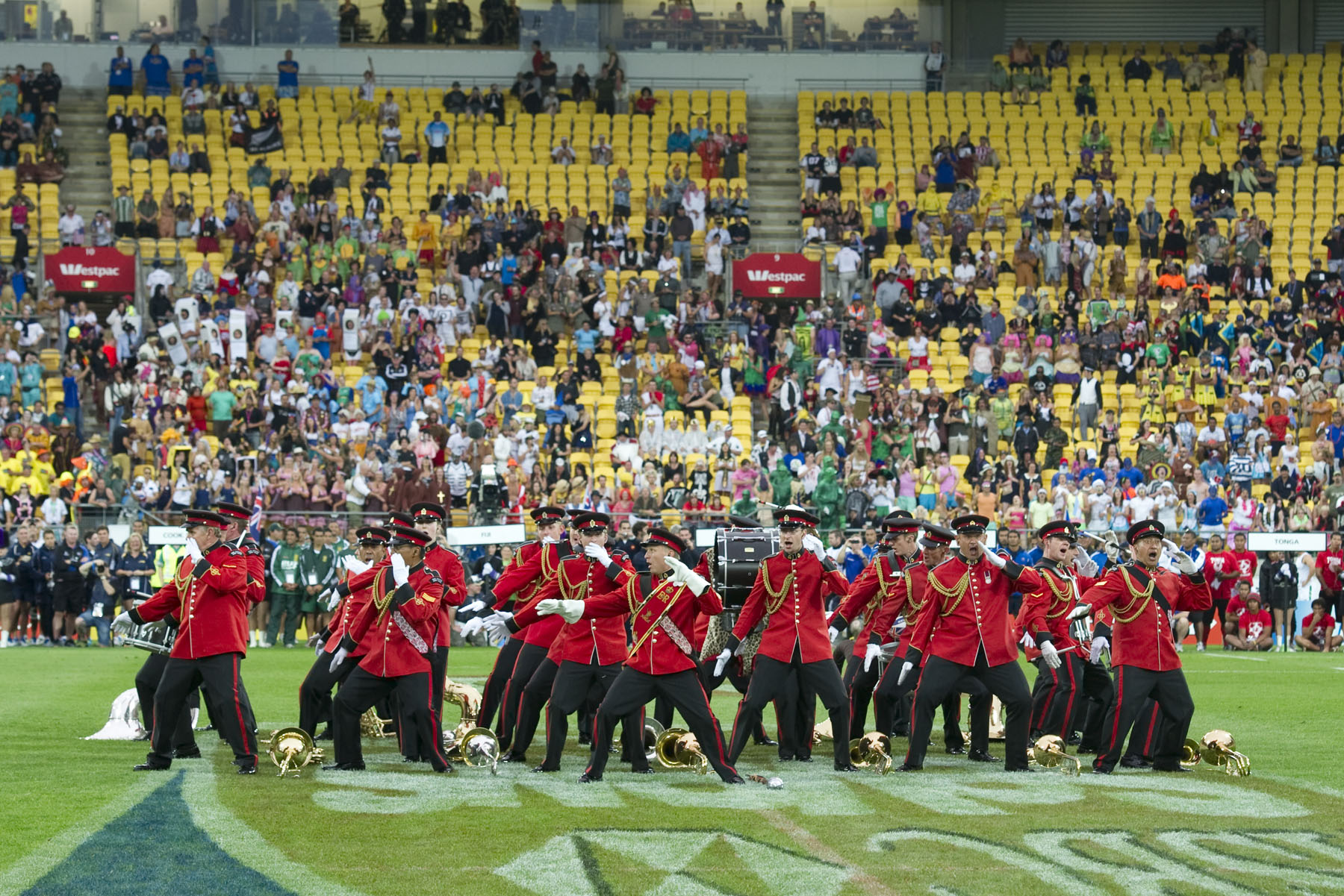 The NZ Army Band performs at the 2012 Hertz Sevens Tournament in Wellington 20120207_WN_S1015650_0016.jpg