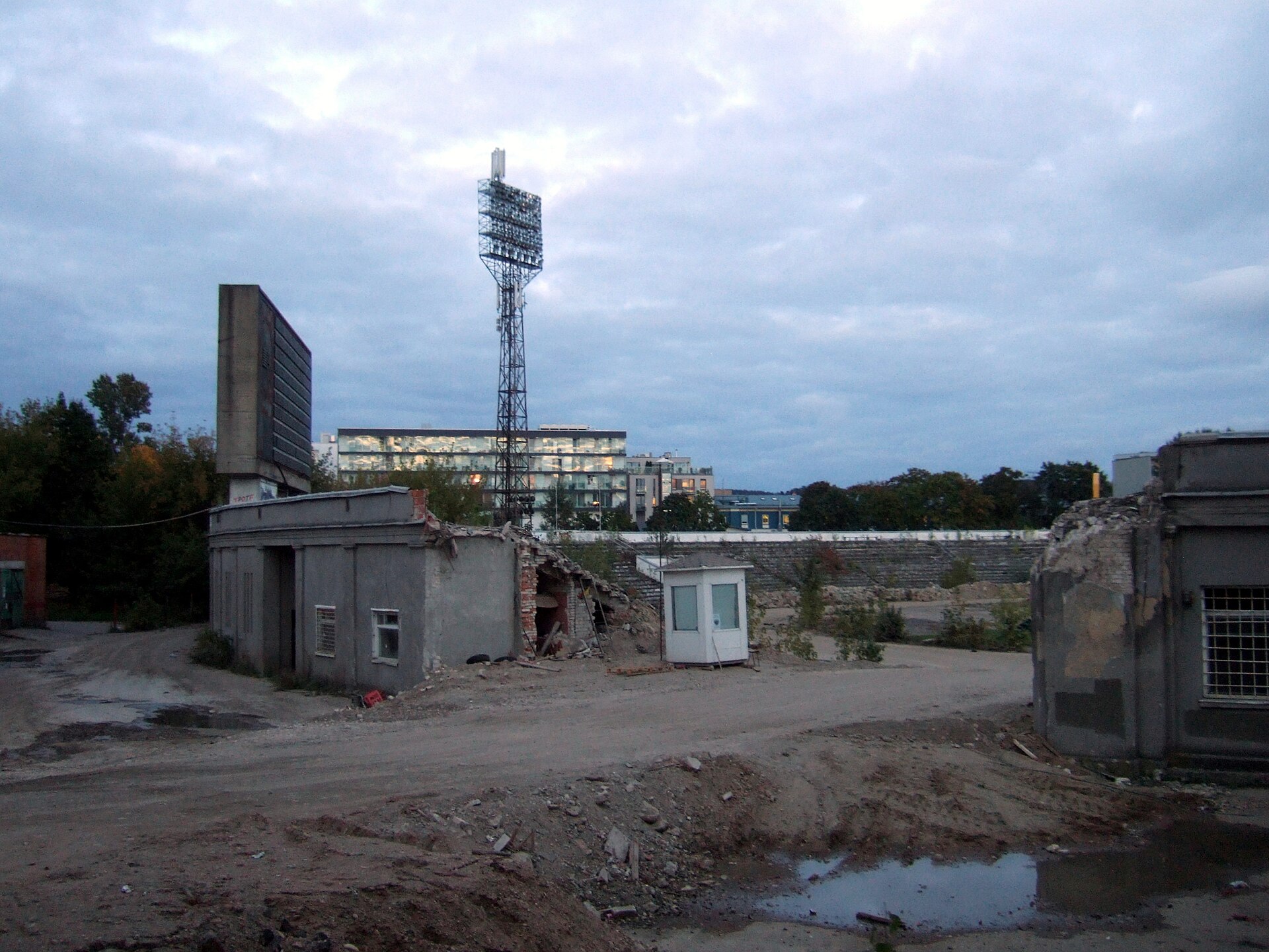 Griaunamas Žalgirio stadionas