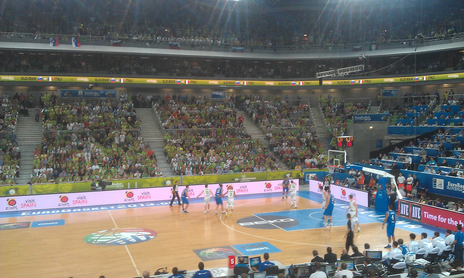 Stožice arena during EuroBasket