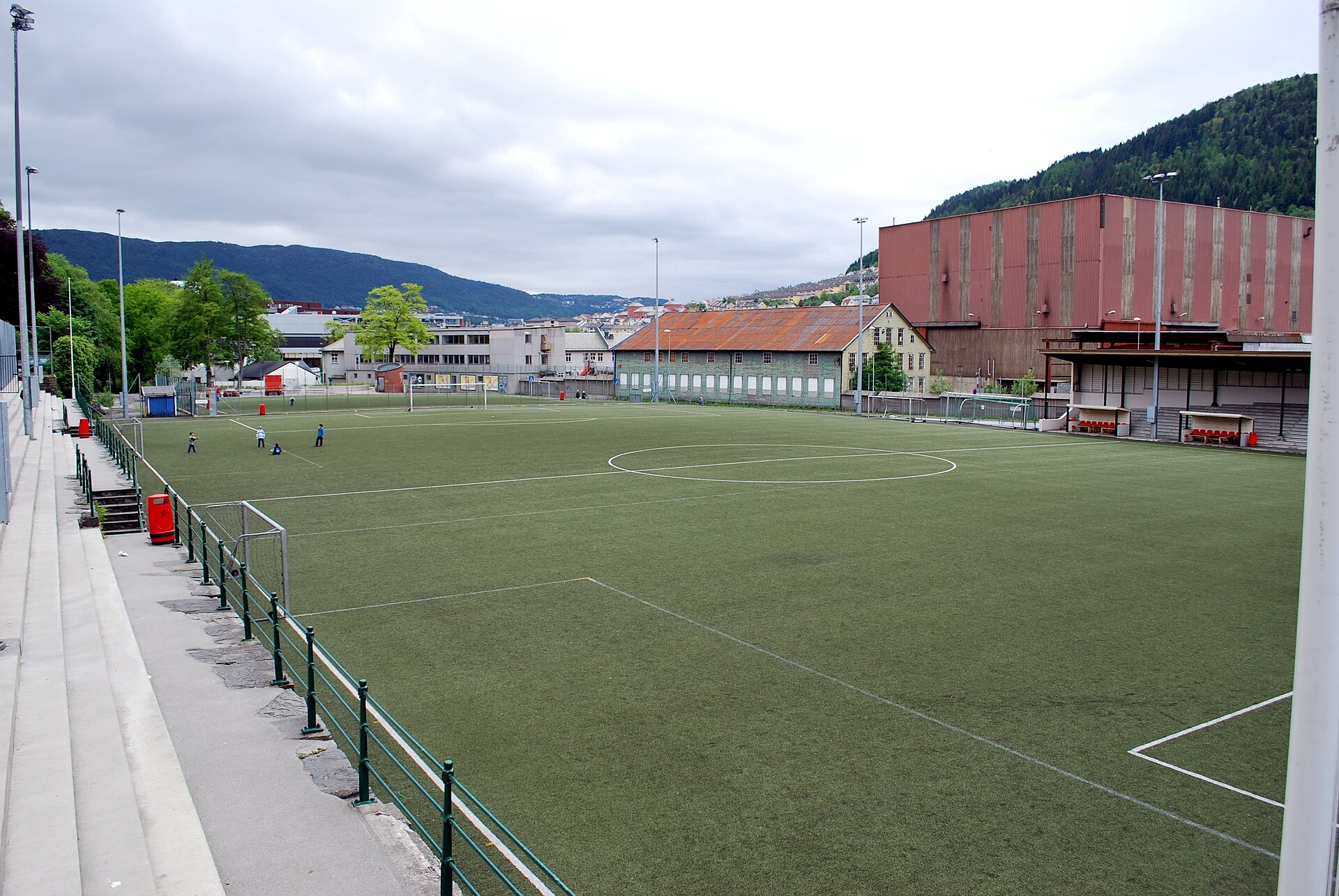 Møhlenpris idrettsplass, Bergen, Norway.