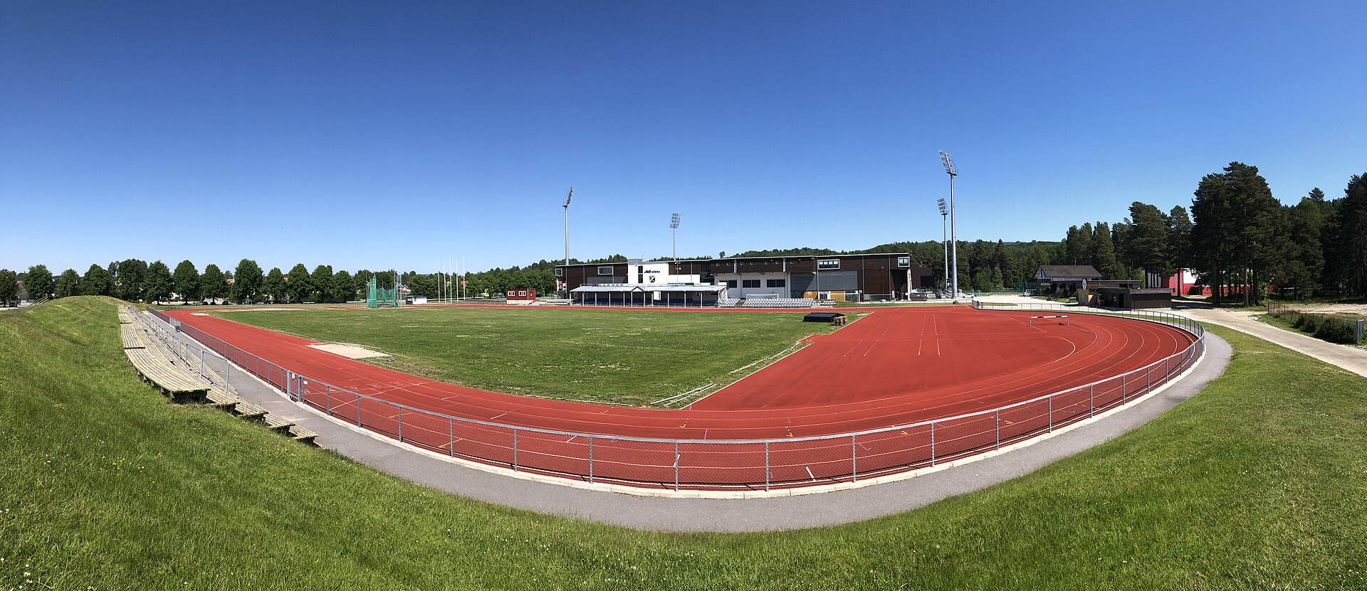 Hønefoss idrettspark, panorama, 2020