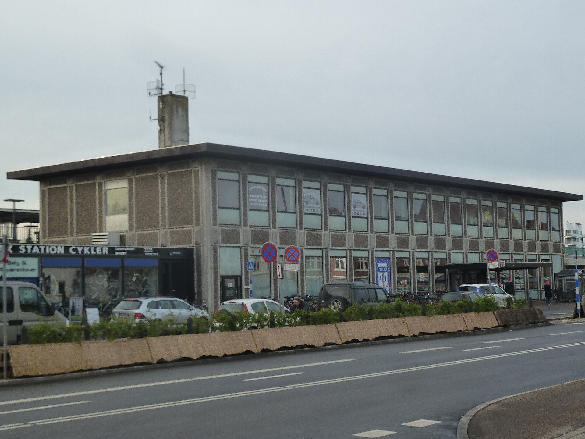 Holbæk Station on Nordvestbanen in Denmark.