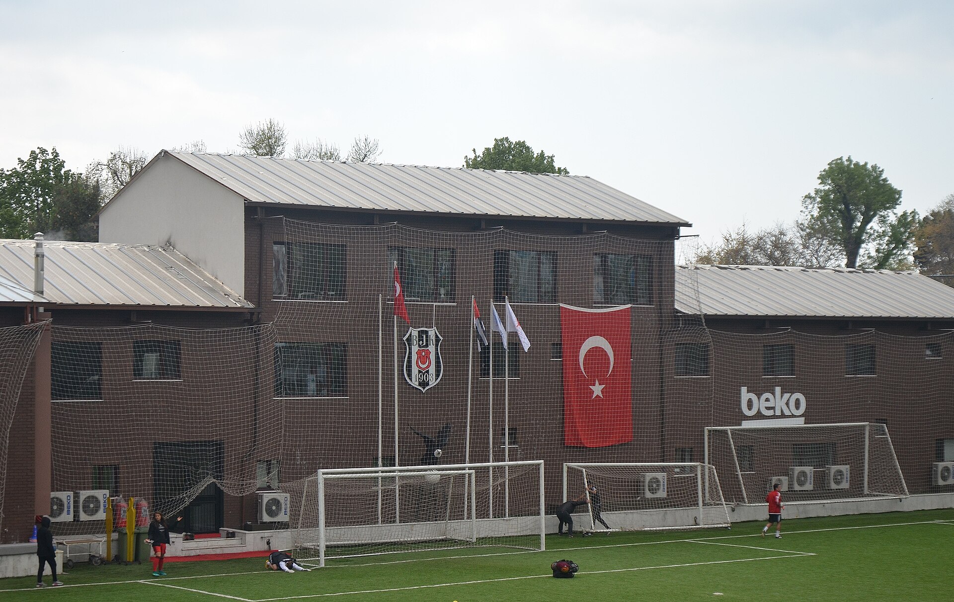 Fulya Stadium of Beşiktaş J.K. in Fulya, Beşiktaş, Istanbul, Turkey