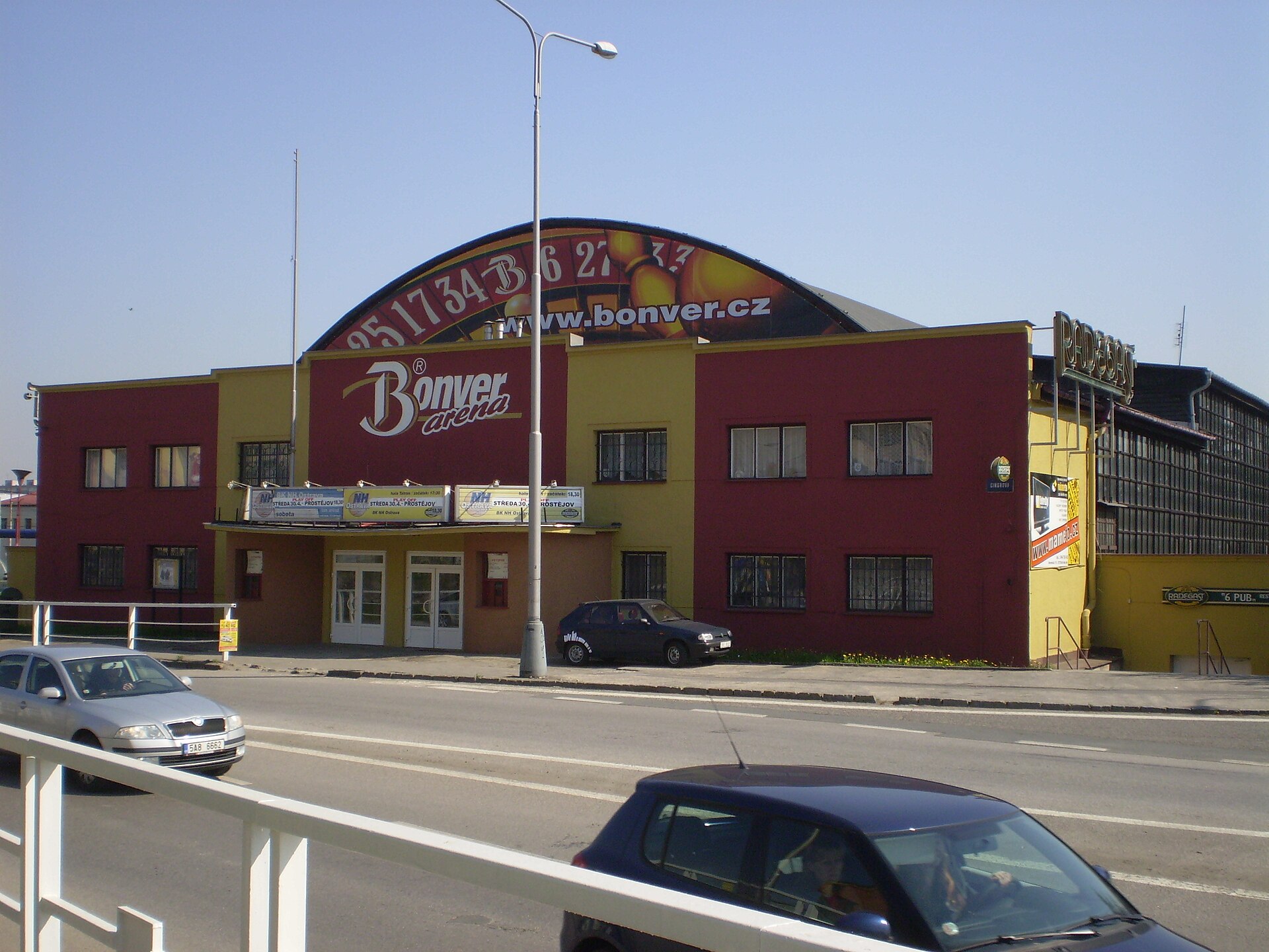Bonver arena v Ostravě.