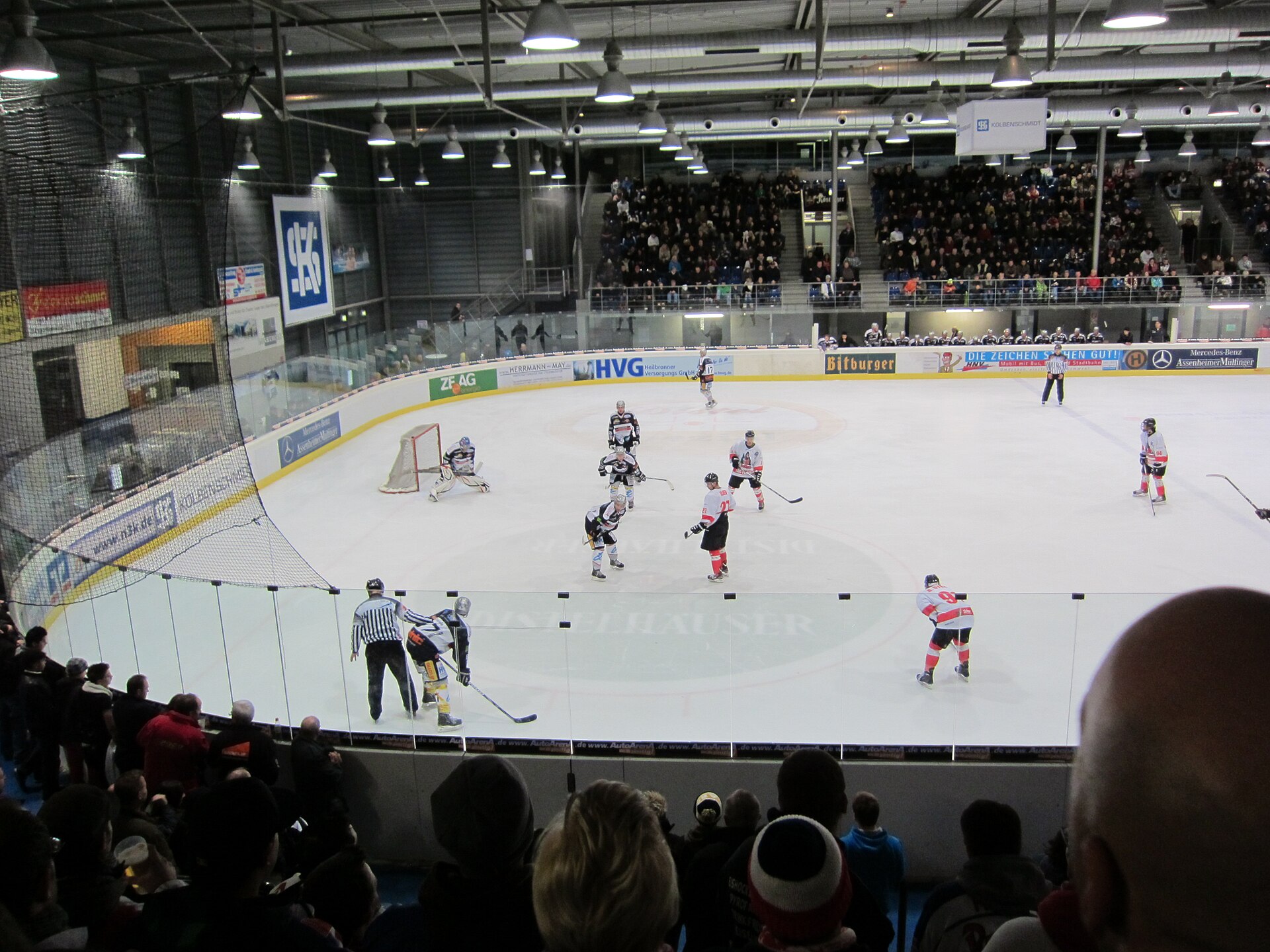 Eisbären Heilbronn versus EHC Freiburg (a game of the Regionalliga Süd-West 2011-12)