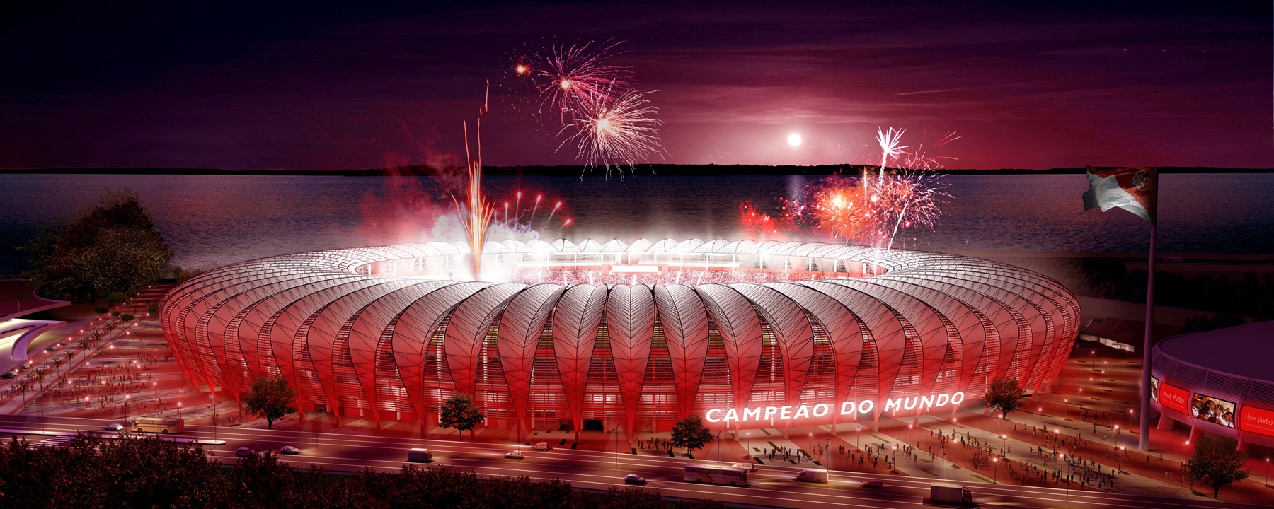 Estádio Beira-Rio em 2014.