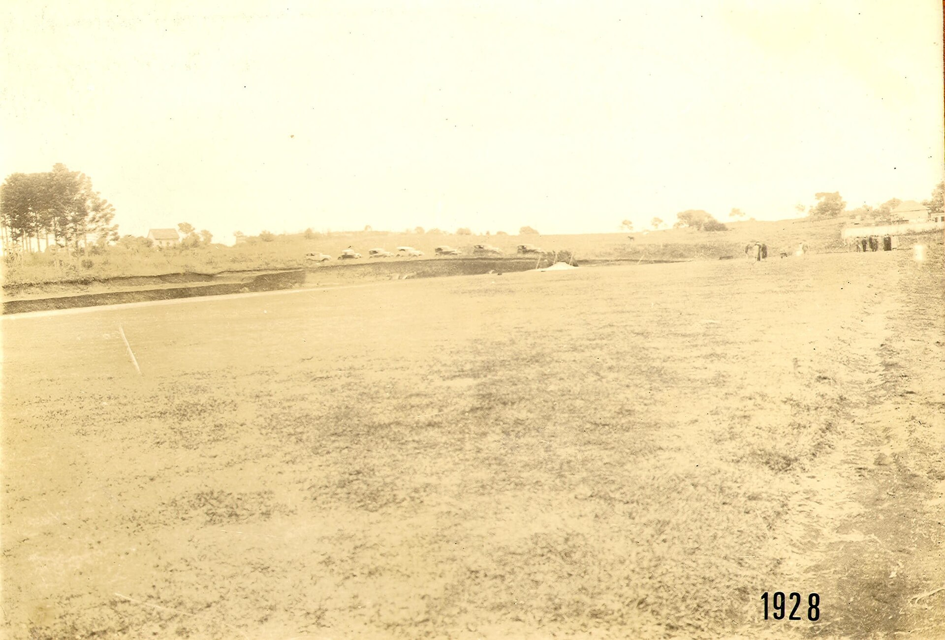 Terreno onde hoje está o Estádio Couto Pereira em 1928