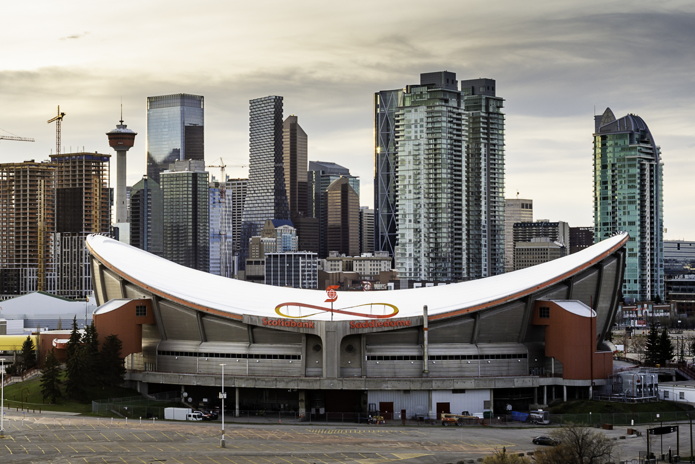 Scotiabank Saddledome in downtown Calgary.