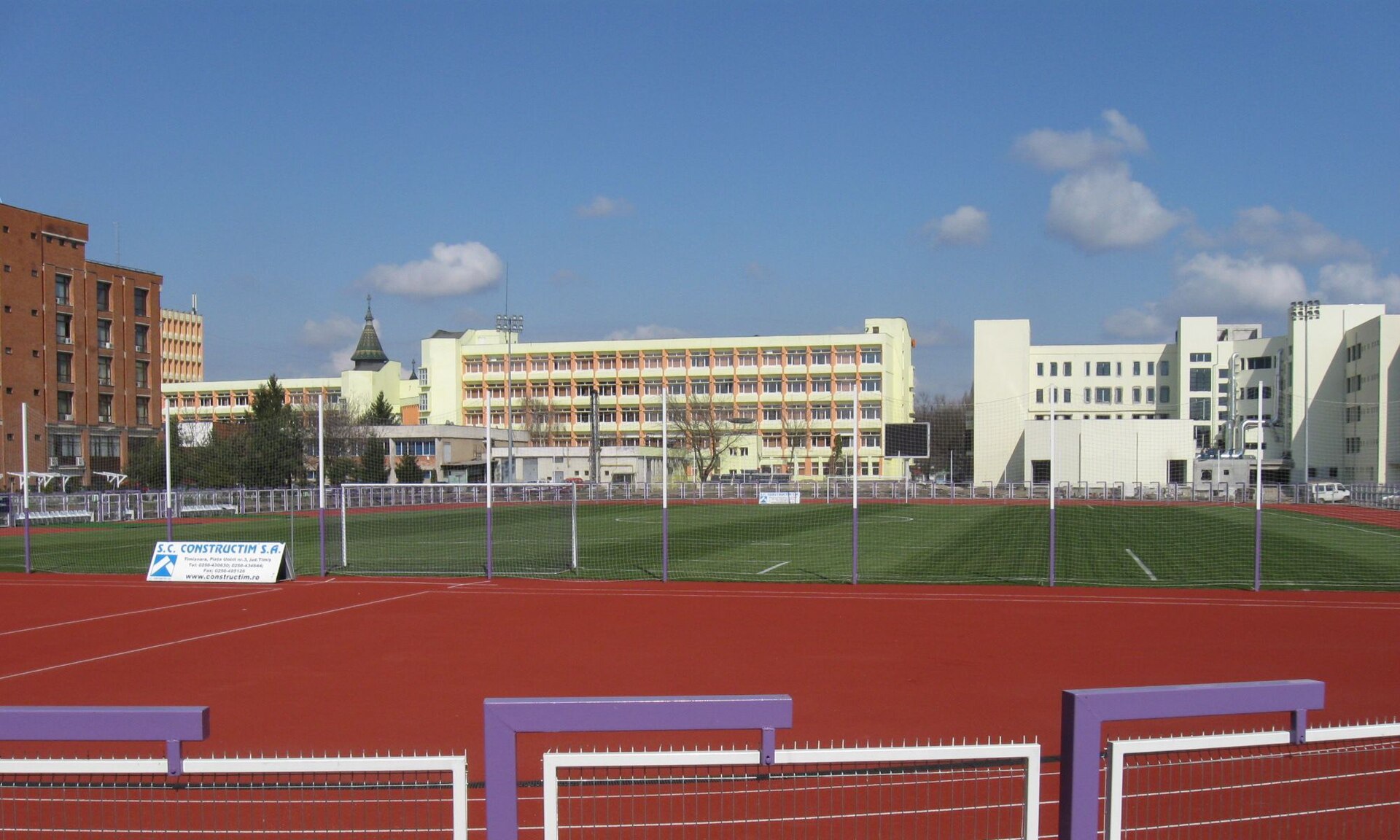 Stadium No. 1 of the Faculty of Mechanical Engineering of Timisoara.