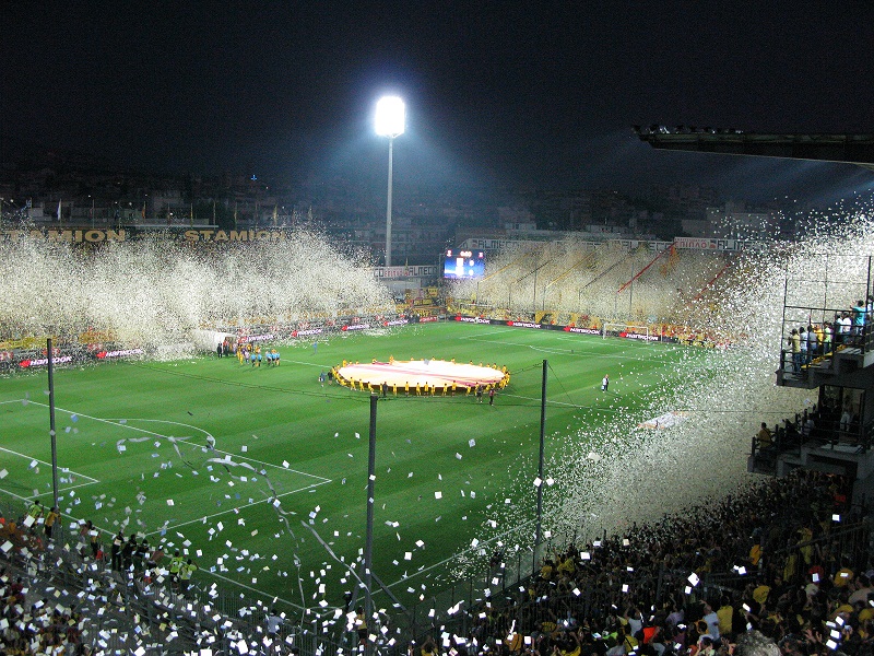 Picture from Aris-Atletiko football match