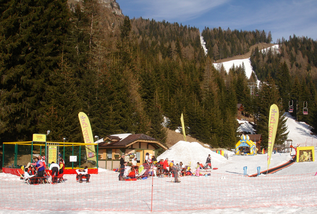 Happy Park, asilo neve e parco giochi sul Monte Civetta, Alleghe