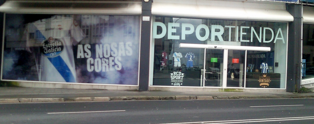 Deportenda no estadio de Riazor, ACoruña