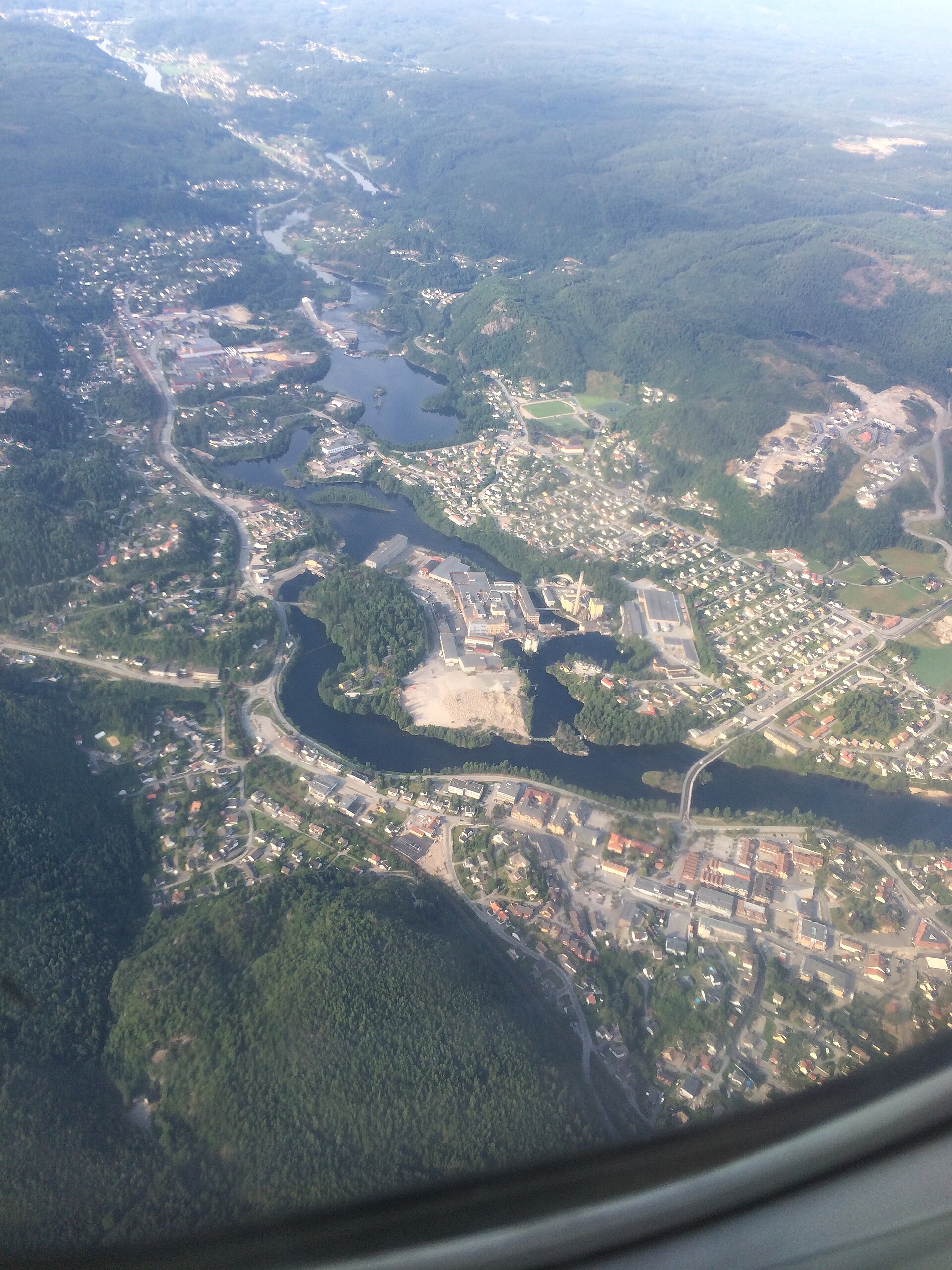 Aerial photo of Vennesla