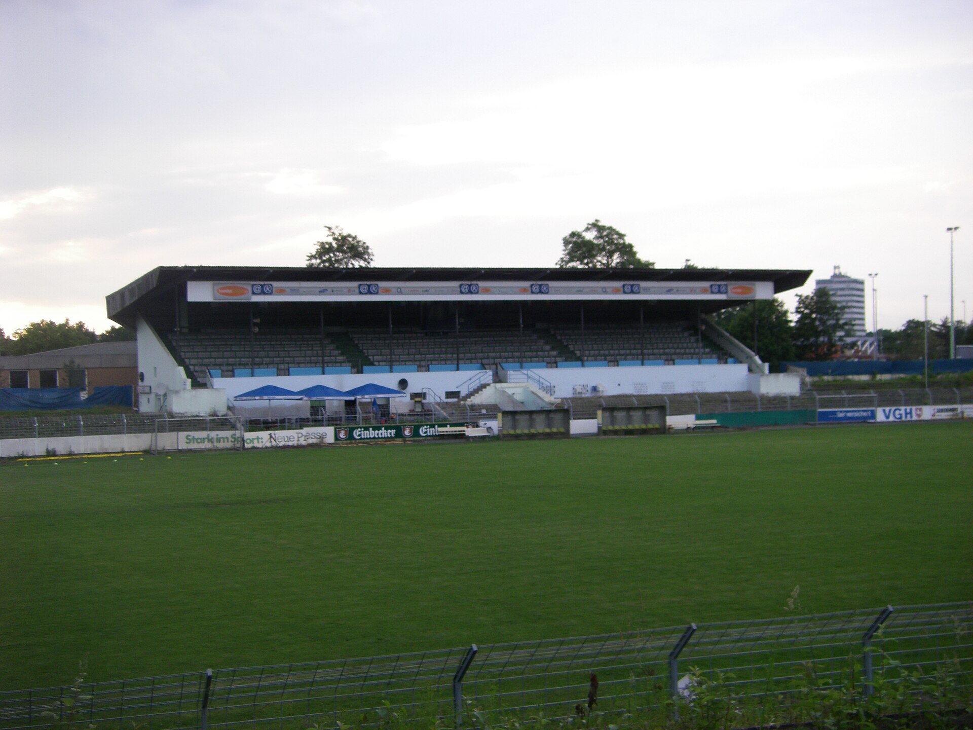 The main tribune in June 2016