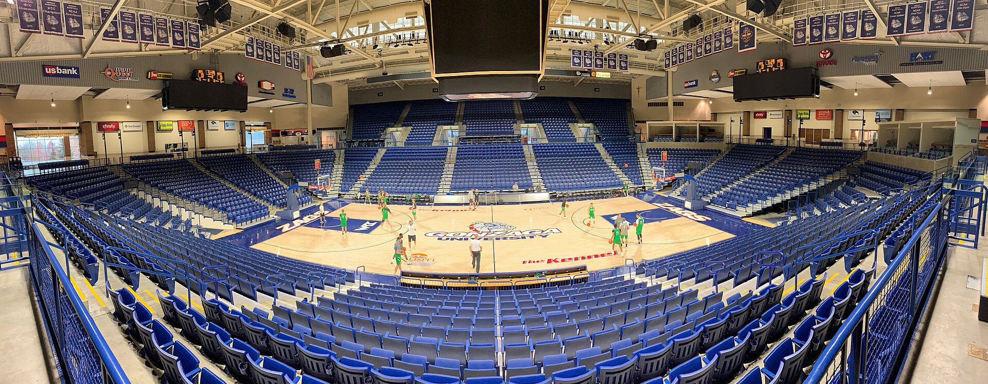 Photo of Gonzaga's basketball arena