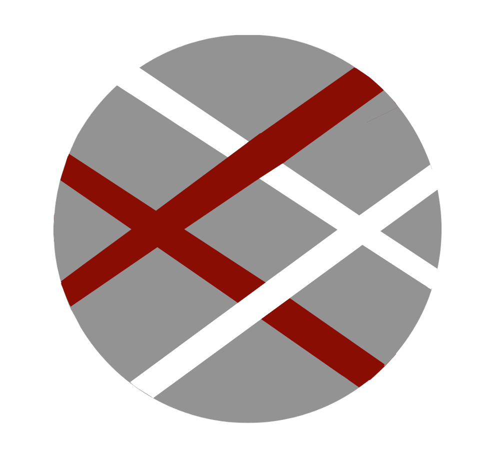 A symbol intended to represent Edinburgh Trams , for use on maps & diagrams etc - it's loosely based on the shape and colours of the graphical portion of the system's official logo.