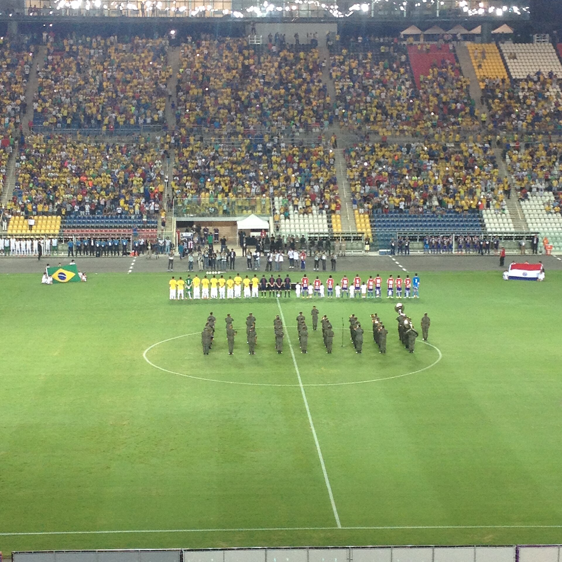 Imagem do Estádio Kleber Andrade no dia 27/03/2015