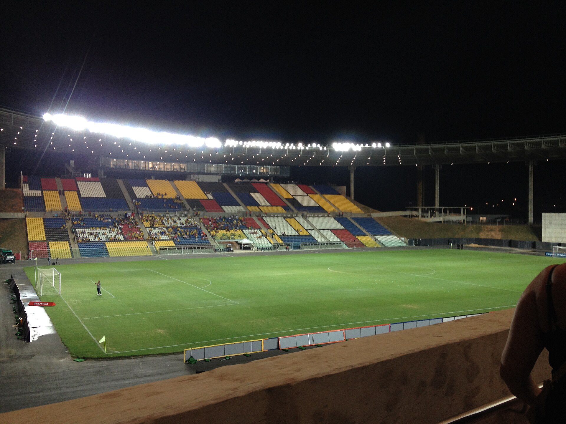 Imagem do Estádio Kleber Andrade no dia 27/03/2015