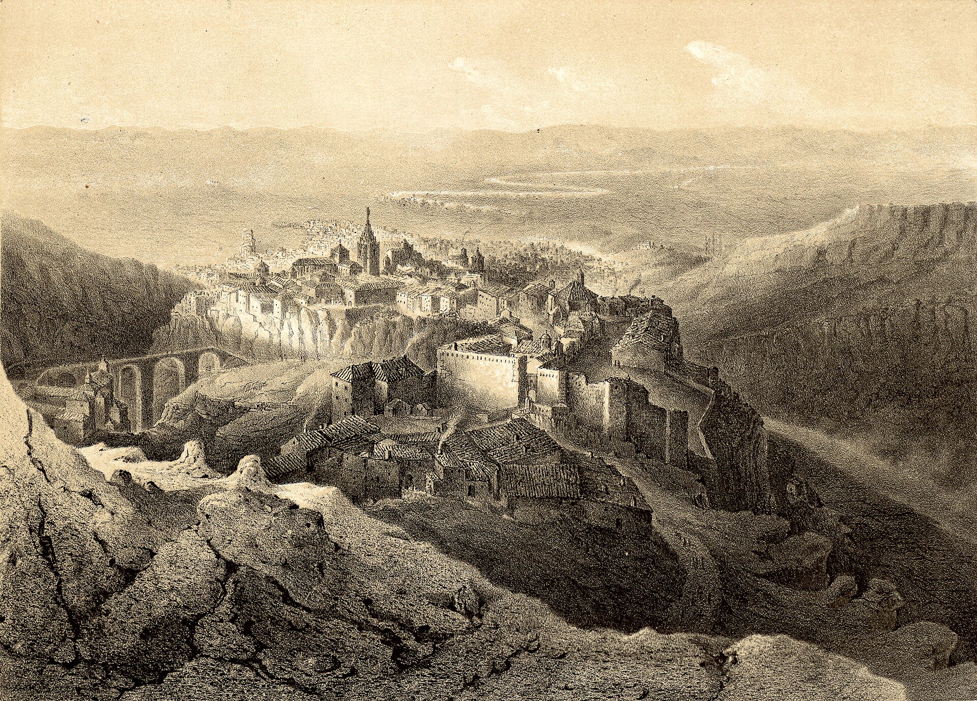 Cuenca (desde el cerro de San Cristoval).