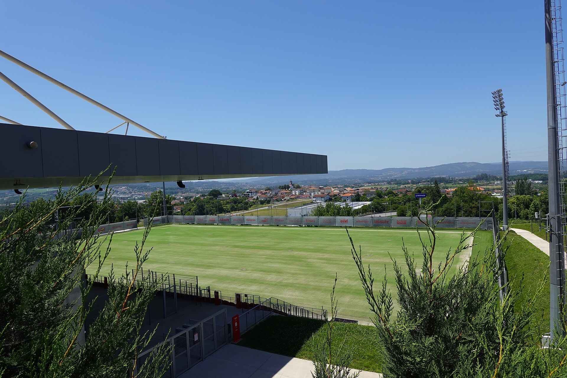 Stadium in Dume Braga, Portugal.