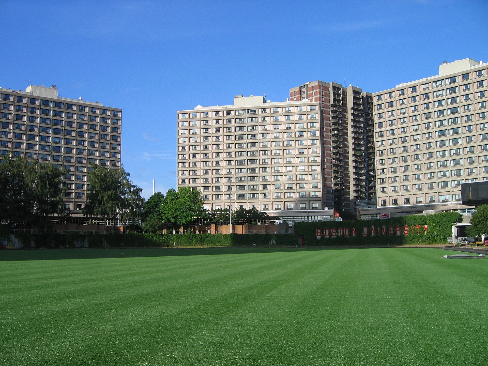 Football & Basketball Facilities Boston U Stadium, part of old Boston Braves Park