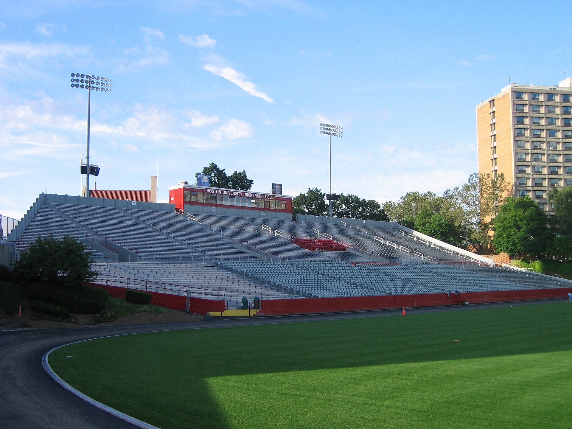 Football & Basketball Facilities Boston U Stadium, part of old Boston Braves Park