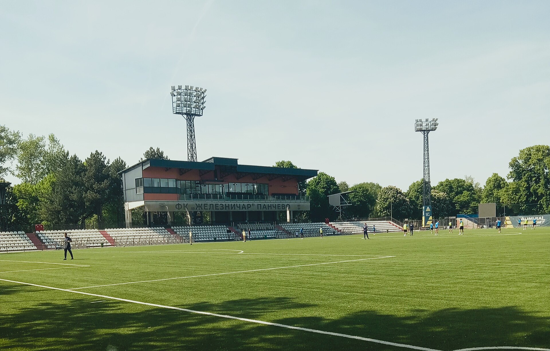 Sports and recreation center SRC Mladost in Pančevo. Main soccer field