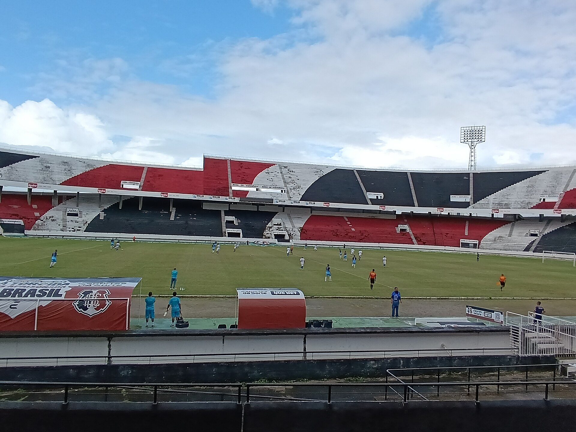 Estádio do Arruda em julho de 2024, em partida de Jaguar x Vitória das Tabocas