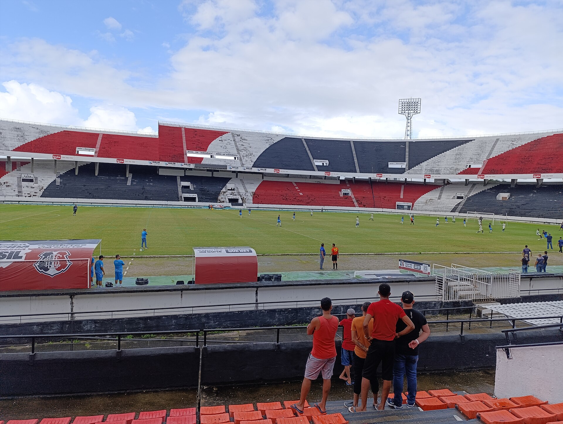 Estádio do Arruda em julho de 2024, em partida de Jaguar x Vitória das Tabocas