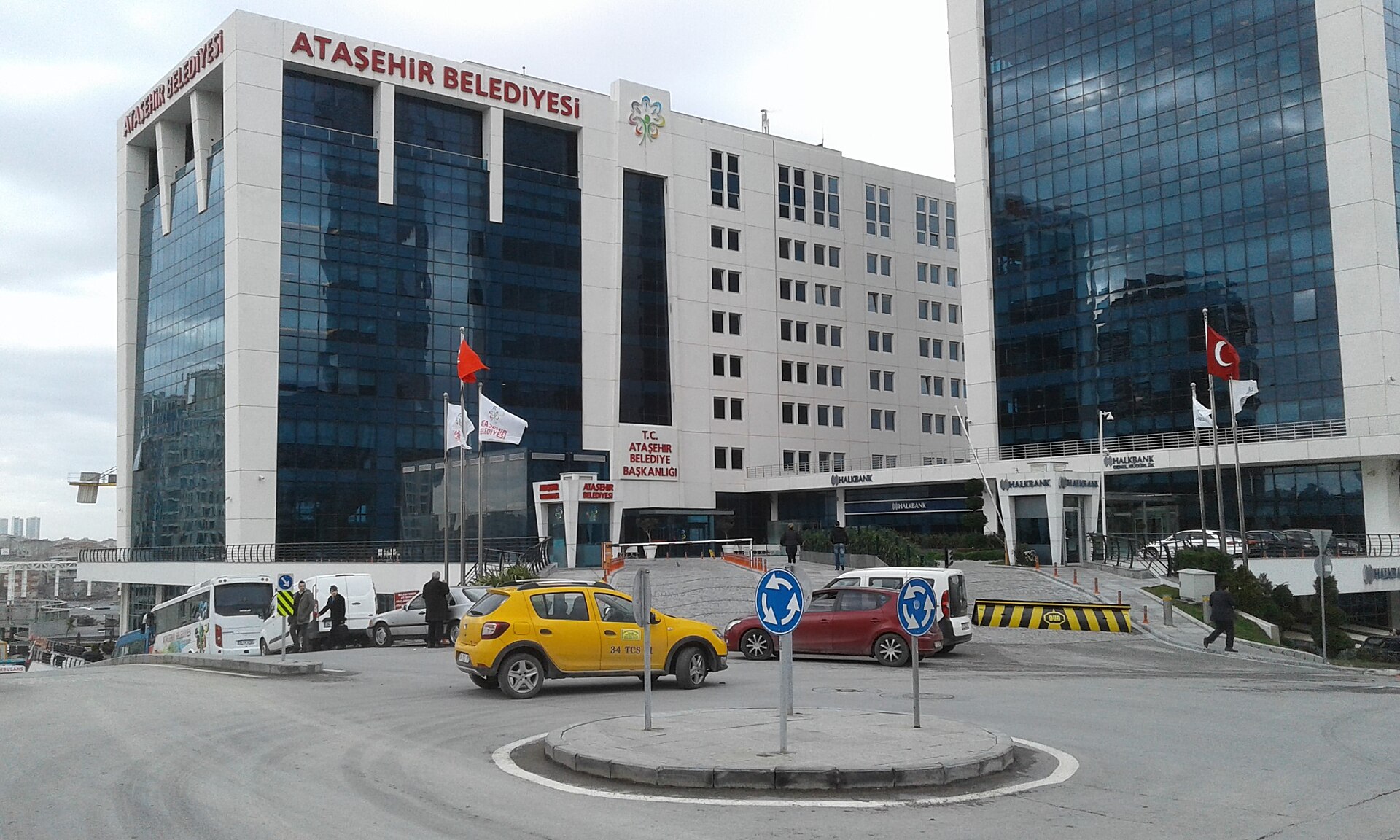 Municipality building of Ataşehir District in Istanbul, Turkey