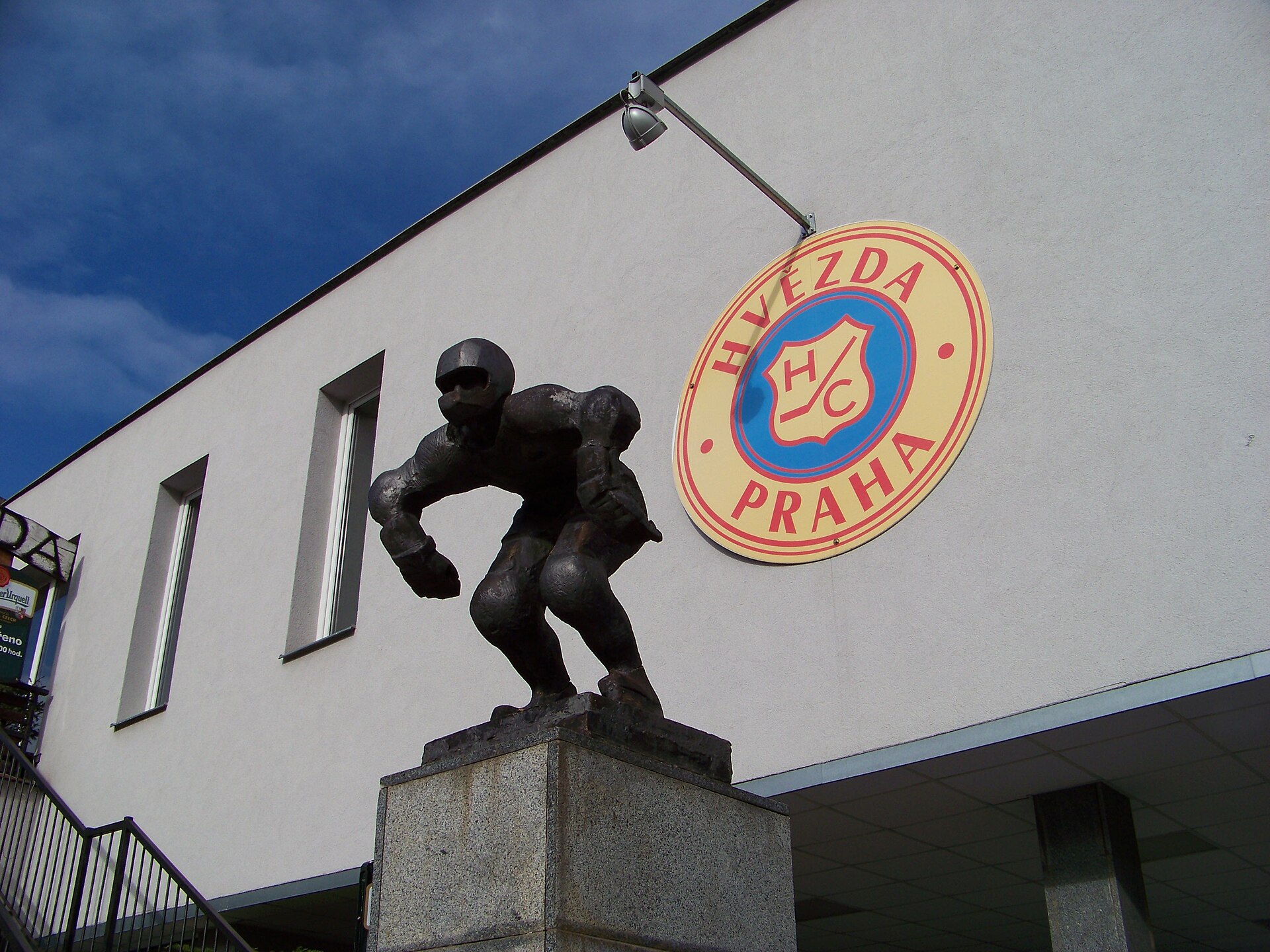 Prague - Vokovice , the Czech Republic . Na rozdílu 752/1, ice hockey stadium of HC Hvězda.
