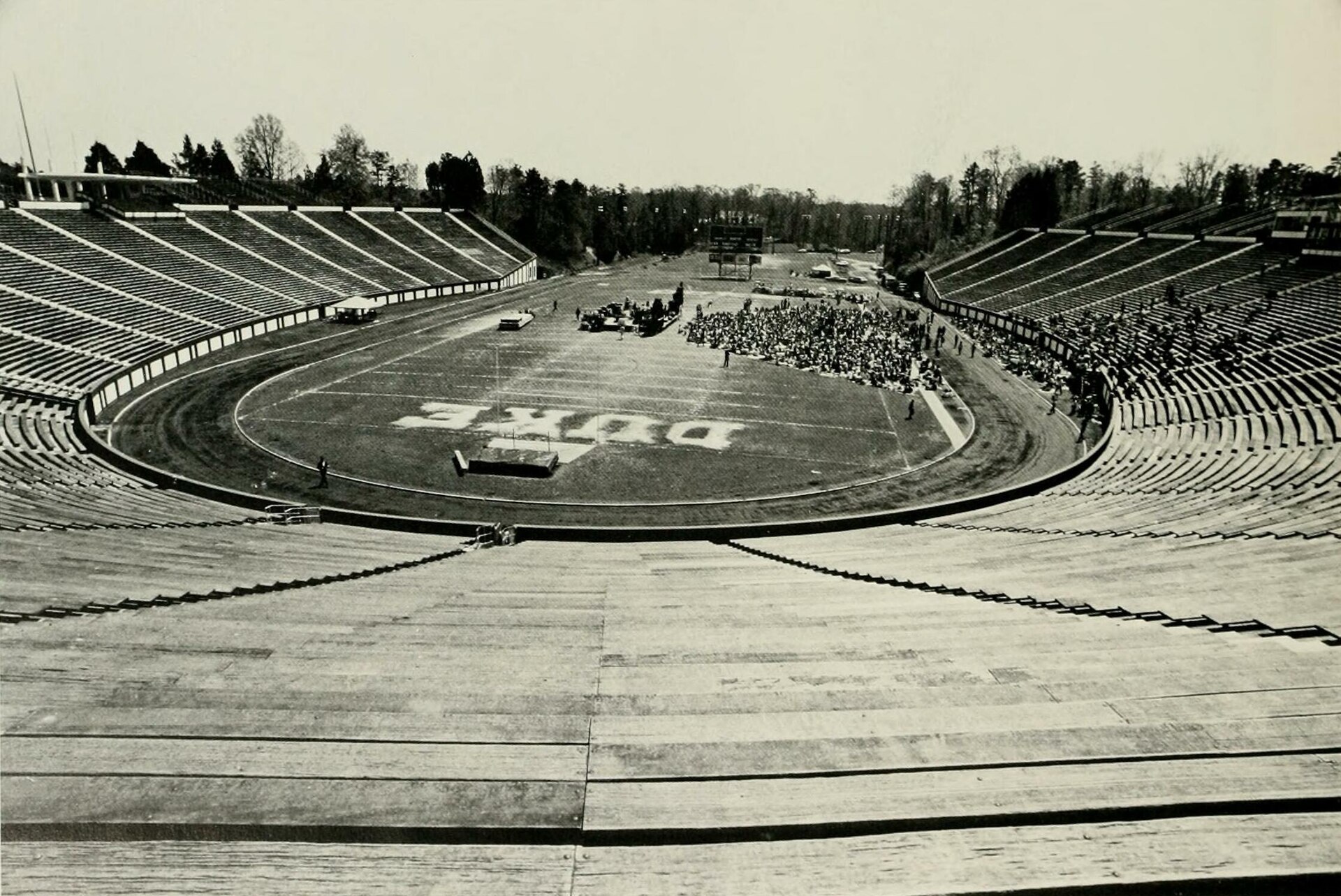 A scan from the 1973 edition of the Chanticleer , the yearbook of Duke University