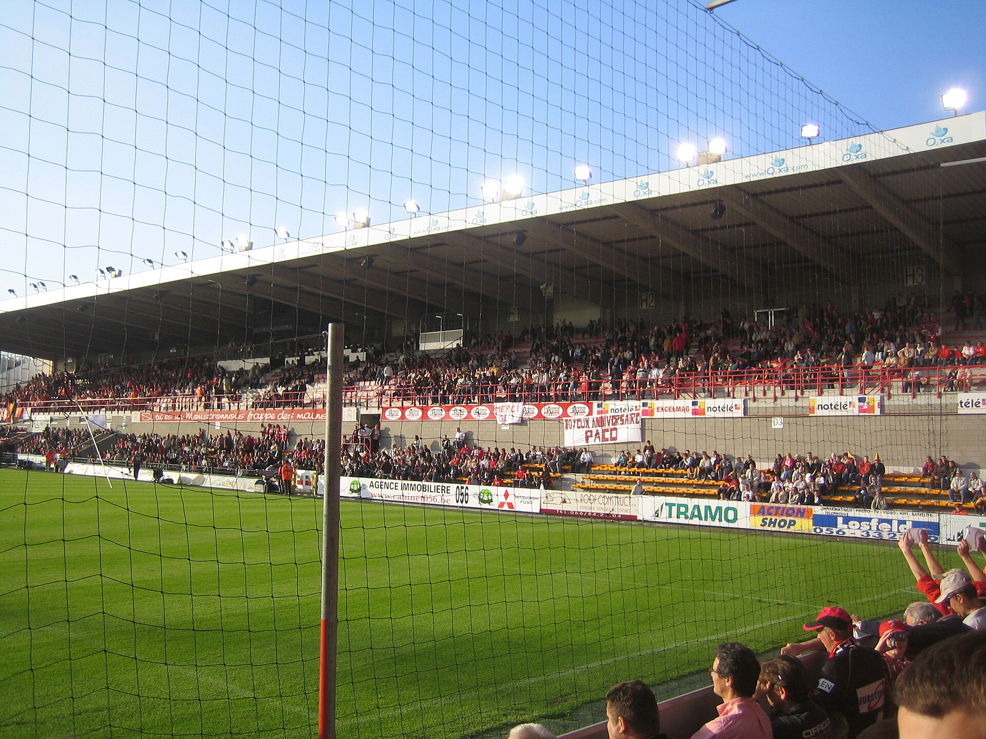 Tribune de l'Excelsior Mouscron