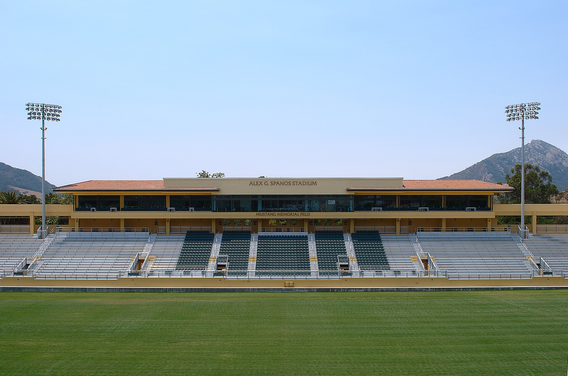 Alex G. Spanos Stadium at Cal Poly, San Luis Obispo, CA.