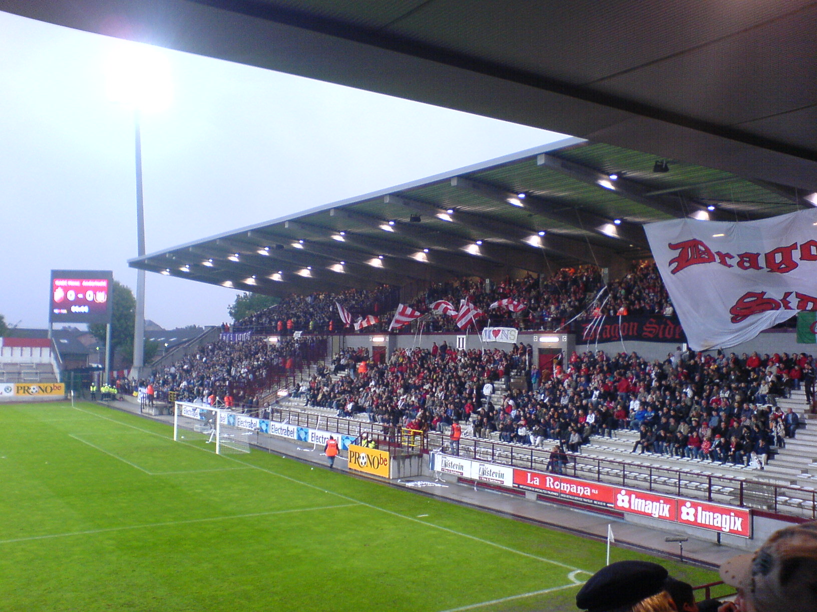 Match Mons - Anderlecht en septembre 2008.